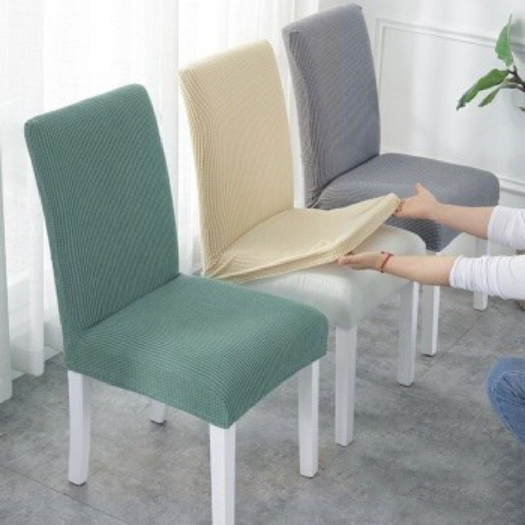 Sarung Kain Kursi Makan Sarung Penutup Kursi Cover Kursi Makan