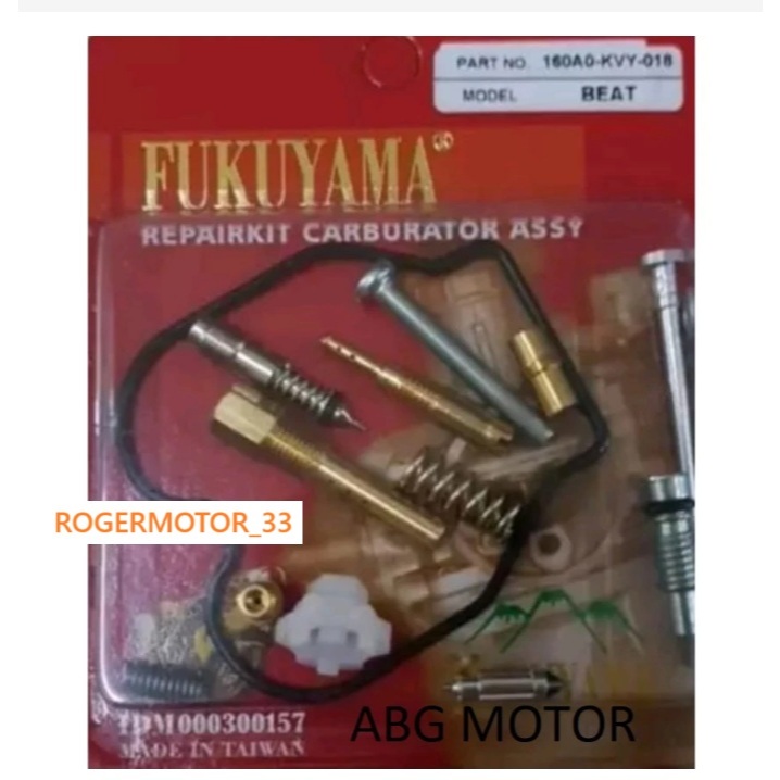 REPAIR KIT KARBURATOR CARBURATOR KARBU BEAT KARBU BEAT LAMA MERK FUKUYAMA