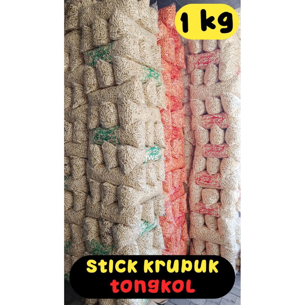 

1ball isi 1 Kg stick krupuk tongkol 3 variant rasa