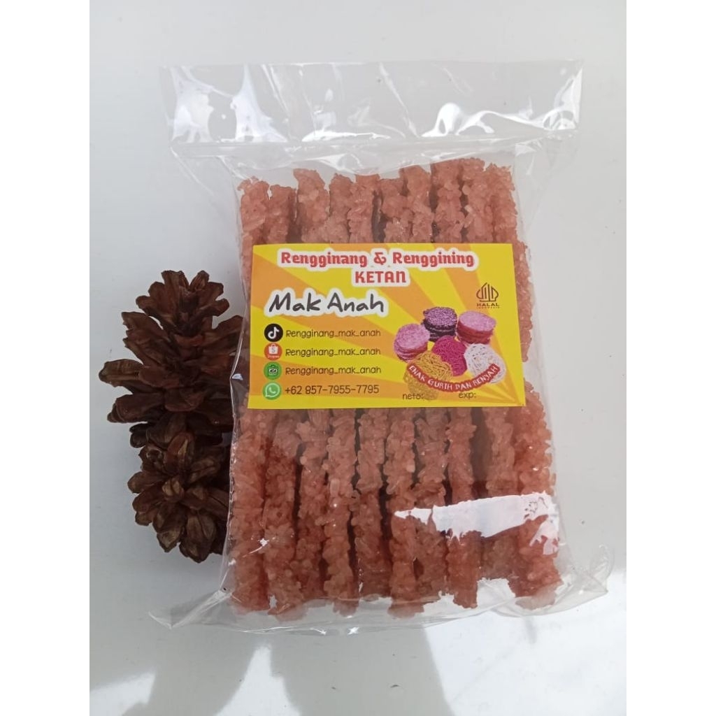 

rengginang mentah terasi / rengginang mentah besar / rengginang mantep rasanya / isi 20 pcs 50pg