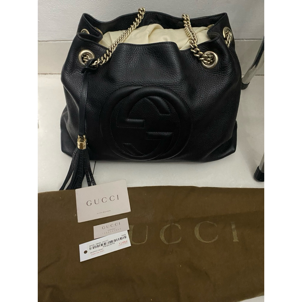 Authentic Gucci soho tote