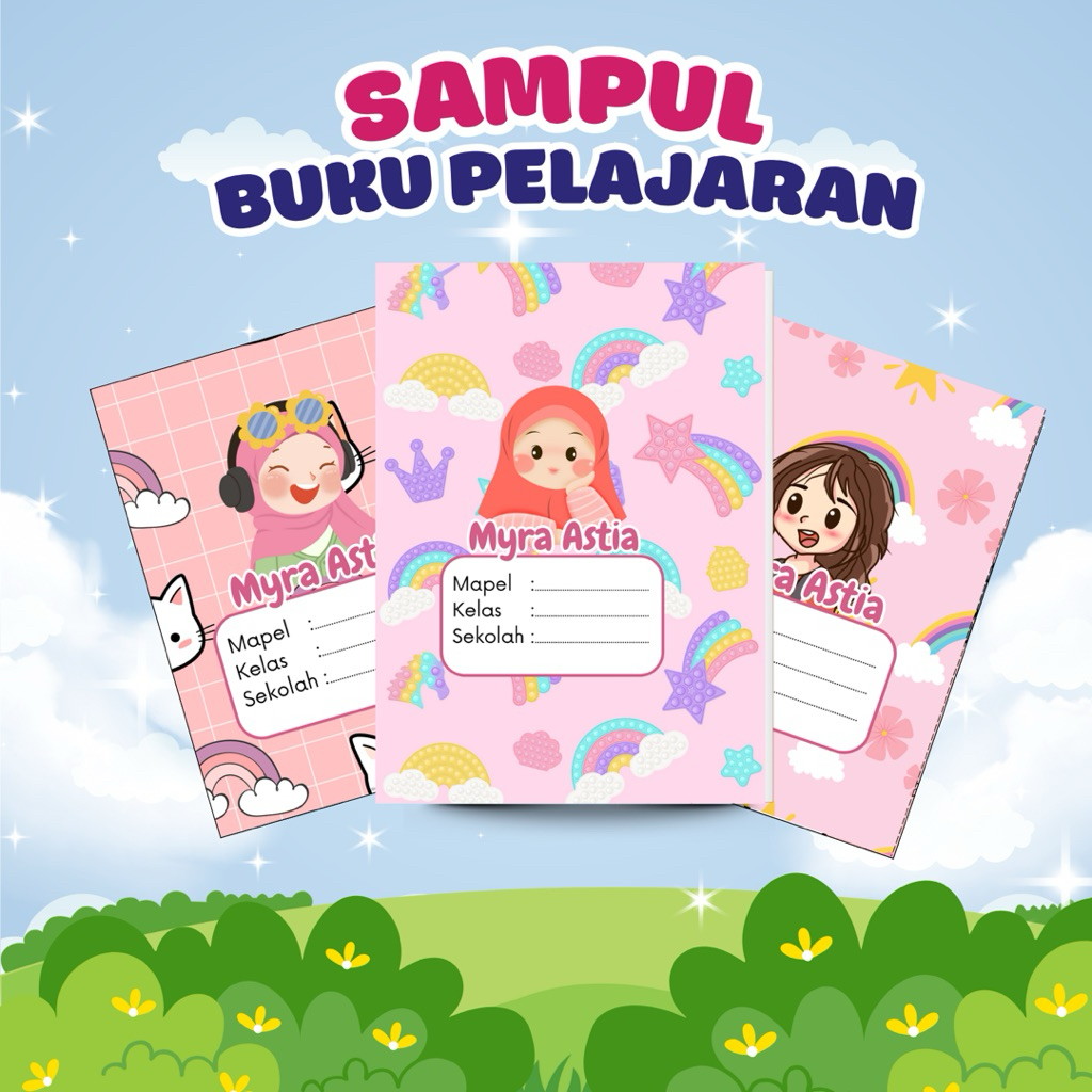 

Sampul Buku Custom Part 1 - Isi 10 pcs Cover buku Sampul buku Kecil Standart Sidu sampul cover buku tulis siswa sekolah kelas TK SD SMP SMA