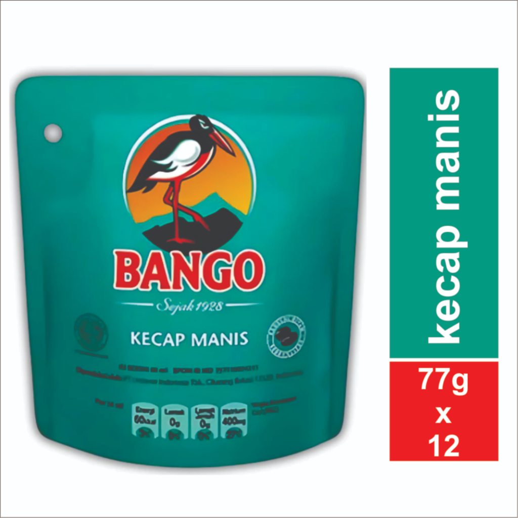 

BANGO KECAP MANIS 1 LUSIN 12X77GR POUCH