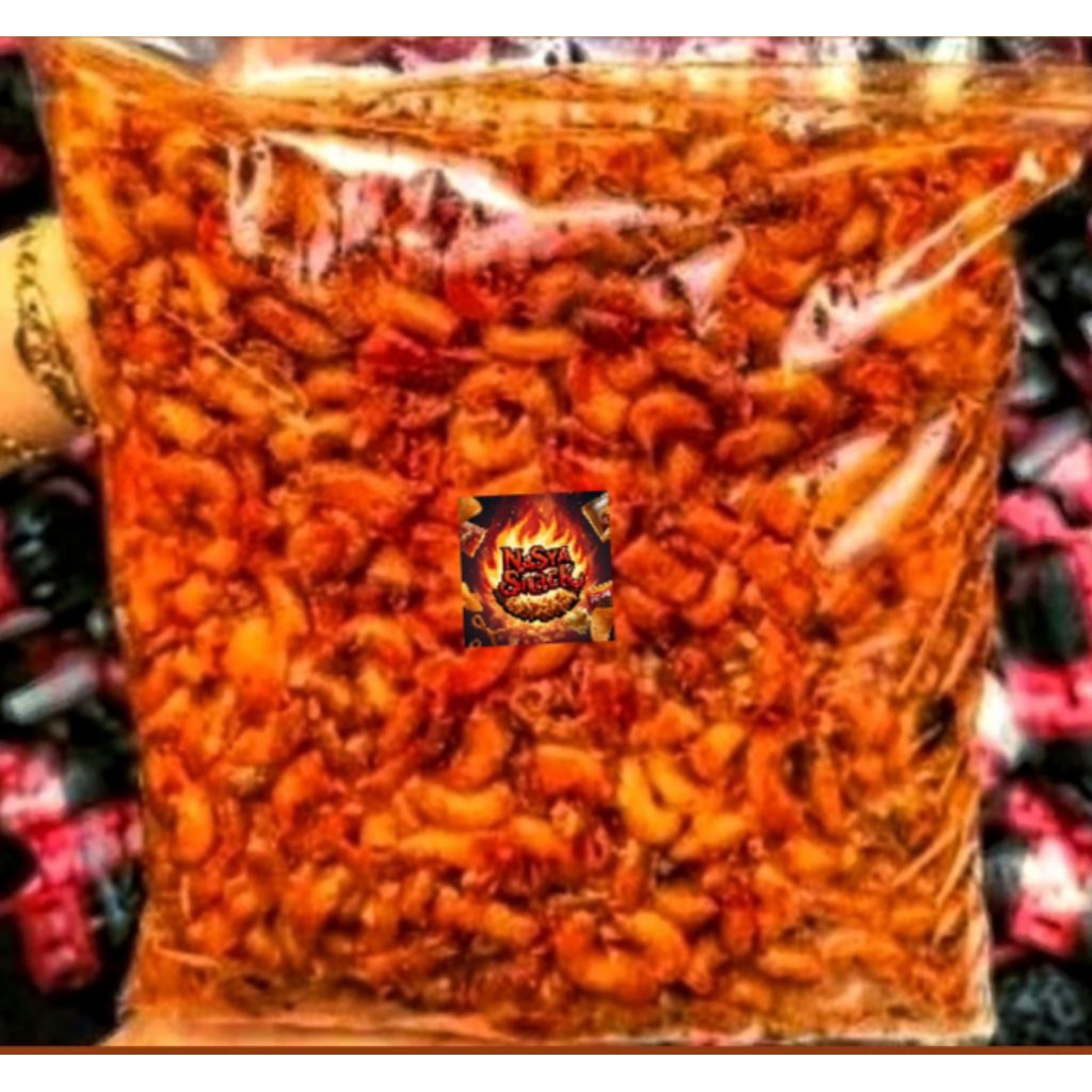 

makaroni cikruh pedas gurih kriuk daun jeruk 250gram