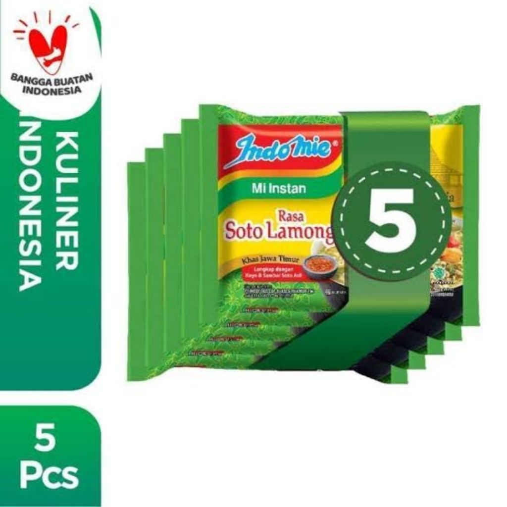 

5pcs Indomie Rasa Soto Lamongan
