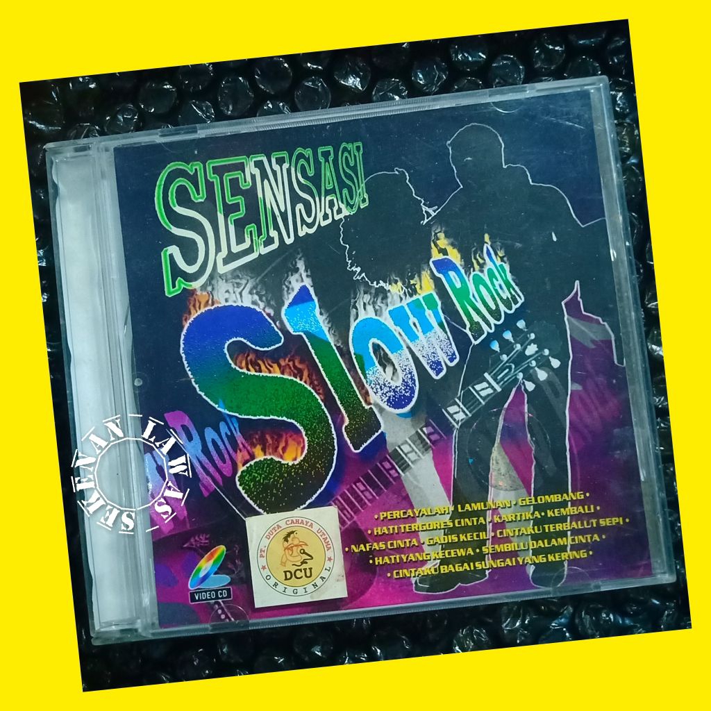 VCD Sensasi Slowrock / Andromedha, Whizzkid, Anggun, Nicky Astria, Achmad Albar, Nafa Urbach dkk (Ba