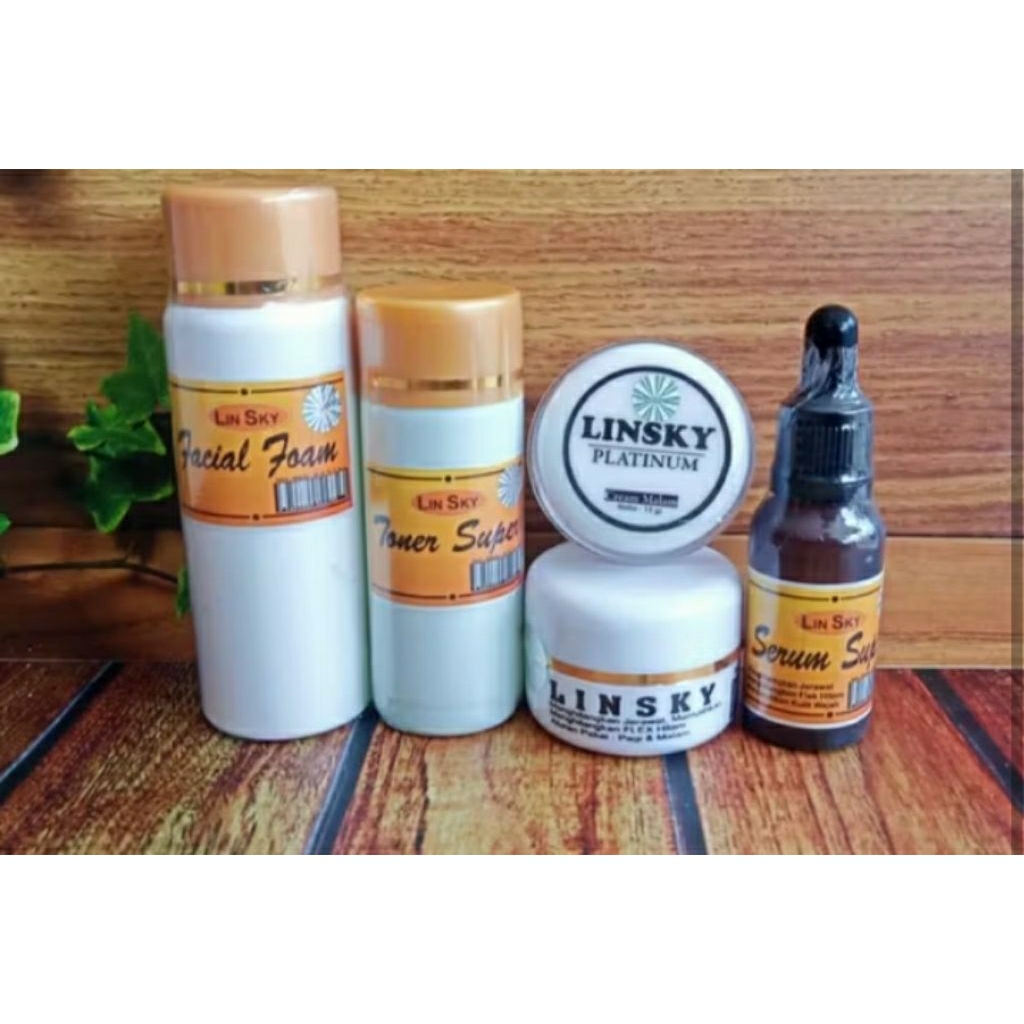 1PAKET LINSKY PUTIH GLOWING