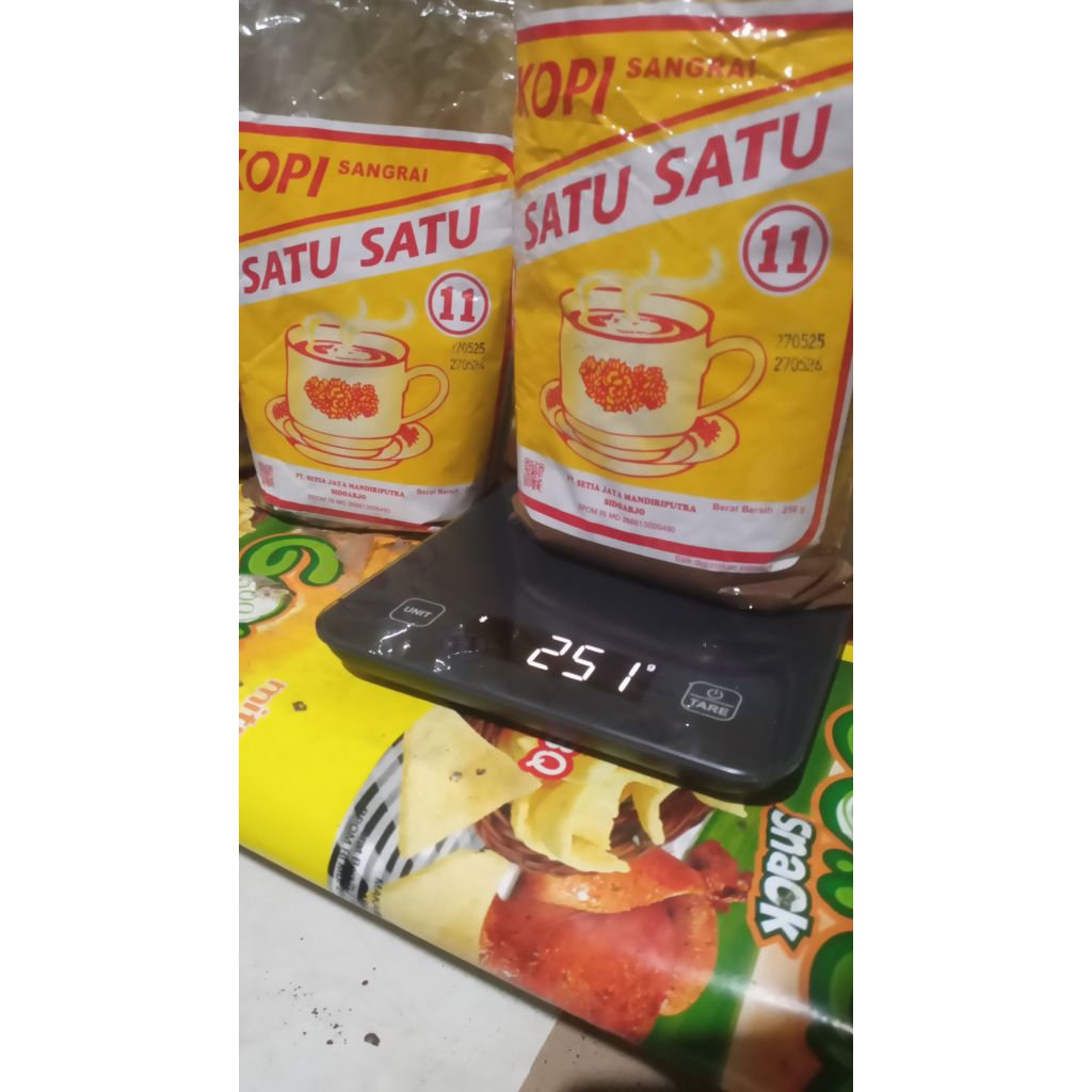 

Kopi bubuk Satu satu 250 gr//Gilingan sendiri//Tekstur lebih halus.