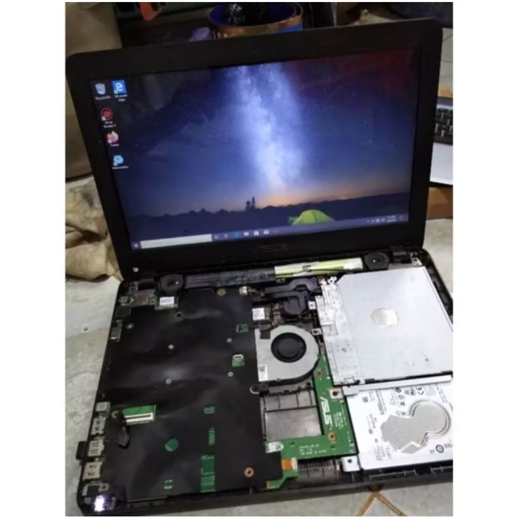 Motherboard mainboard laptop Asus X441B X441BA AMD A4 RAM 4GB VGA RADEON