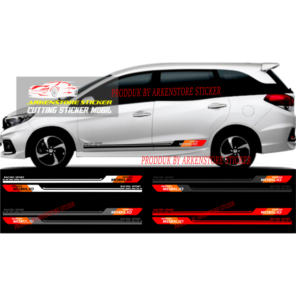 Stiker mobil honda mobilio cutting stiker sticker mobil mobilio stiker terbaru
