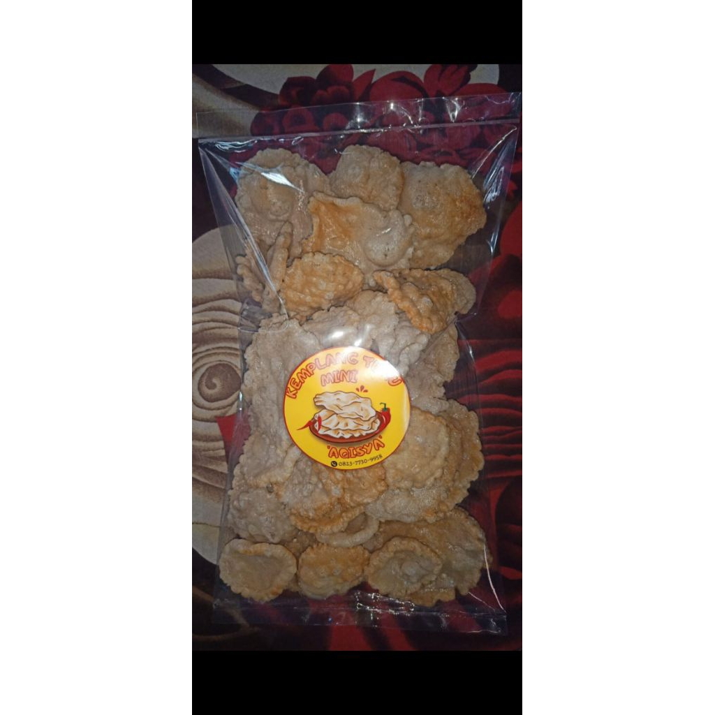 

kemplang tunu mini isi 50 + cocolan