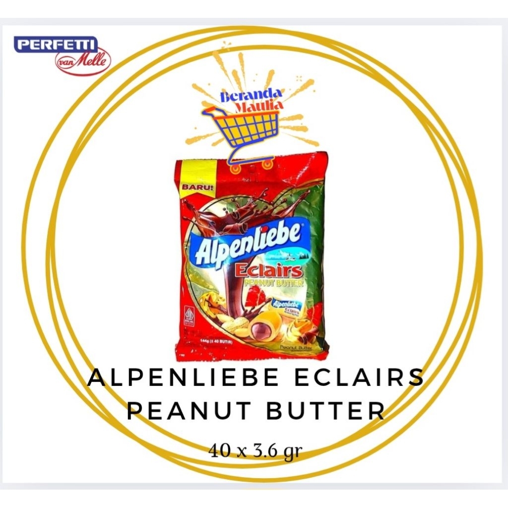 

Alpenliebe eclairs peanut butter isi 40pcs