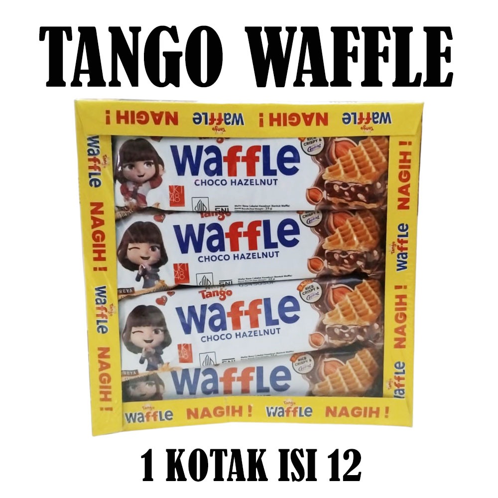 

TANGO WAFFLE CHOCO HAZELNUT KOTAK ISI 12
