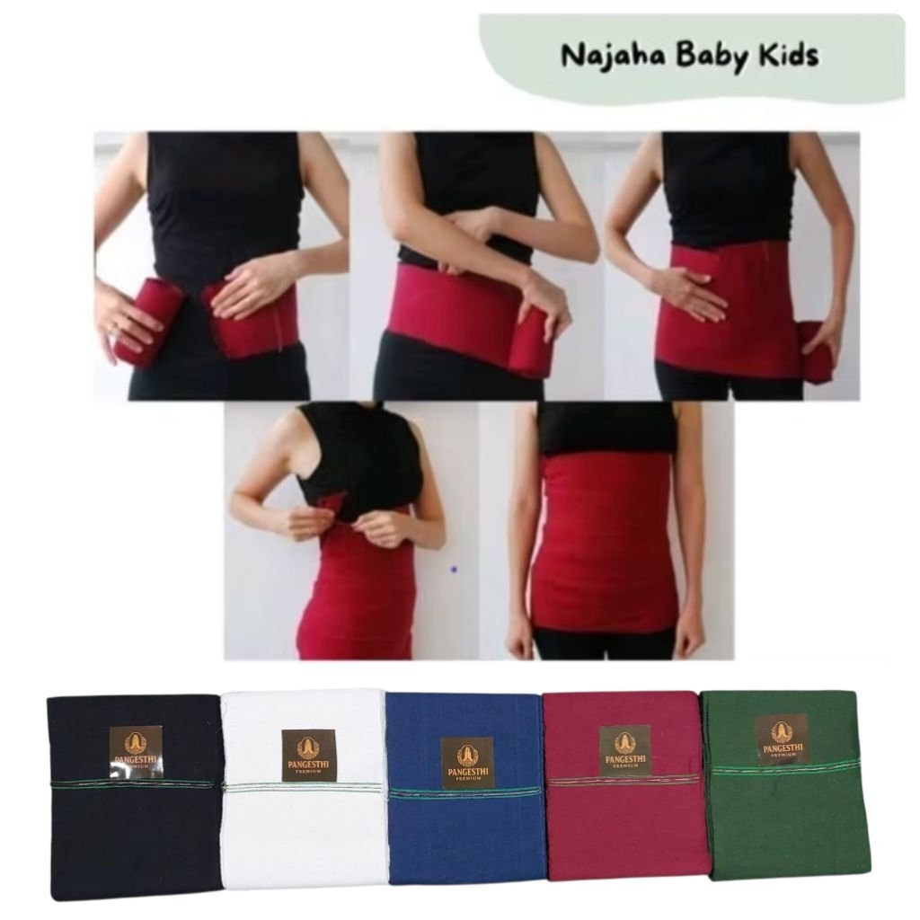 Premium Stagen Tradisional 10 meter 5m Bengkung Tenun Jawa Kendit Kebaya Angkin Korset Setelah Melah