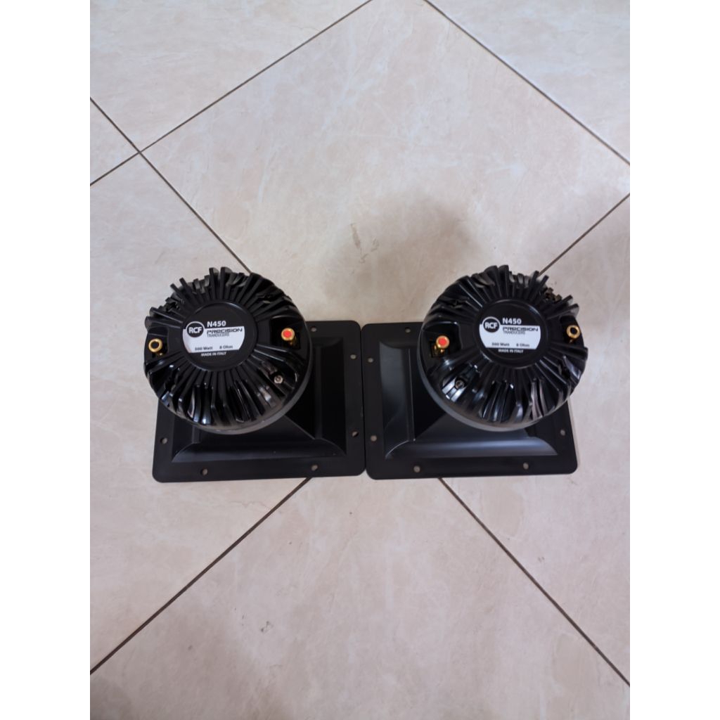 Tweeter RCF N450 / DRIVER RCF N450 MODEL DRAT GRADE A++ corong 15x19 sepasang (2biji)