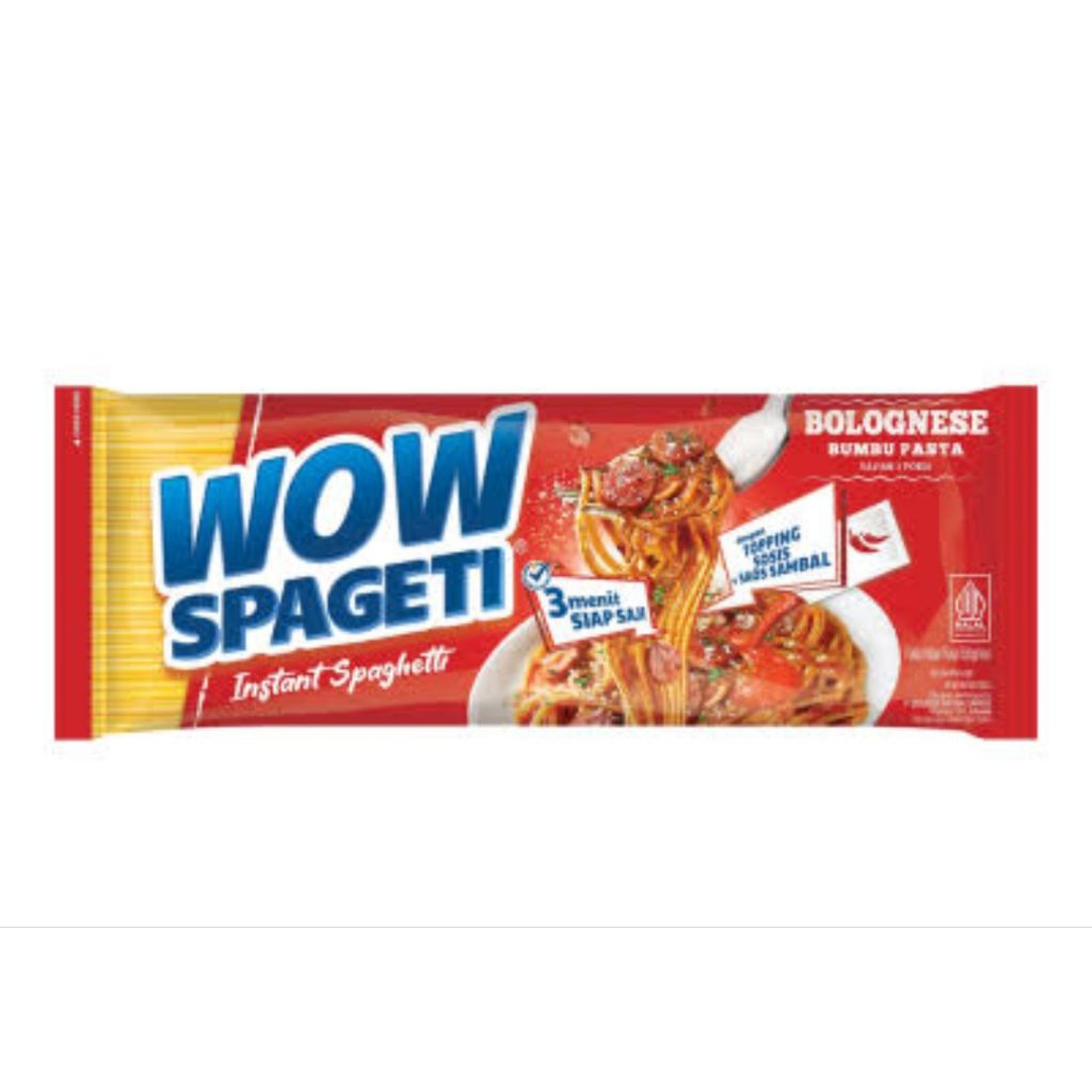 

Spageti Wow Bolognese 84g