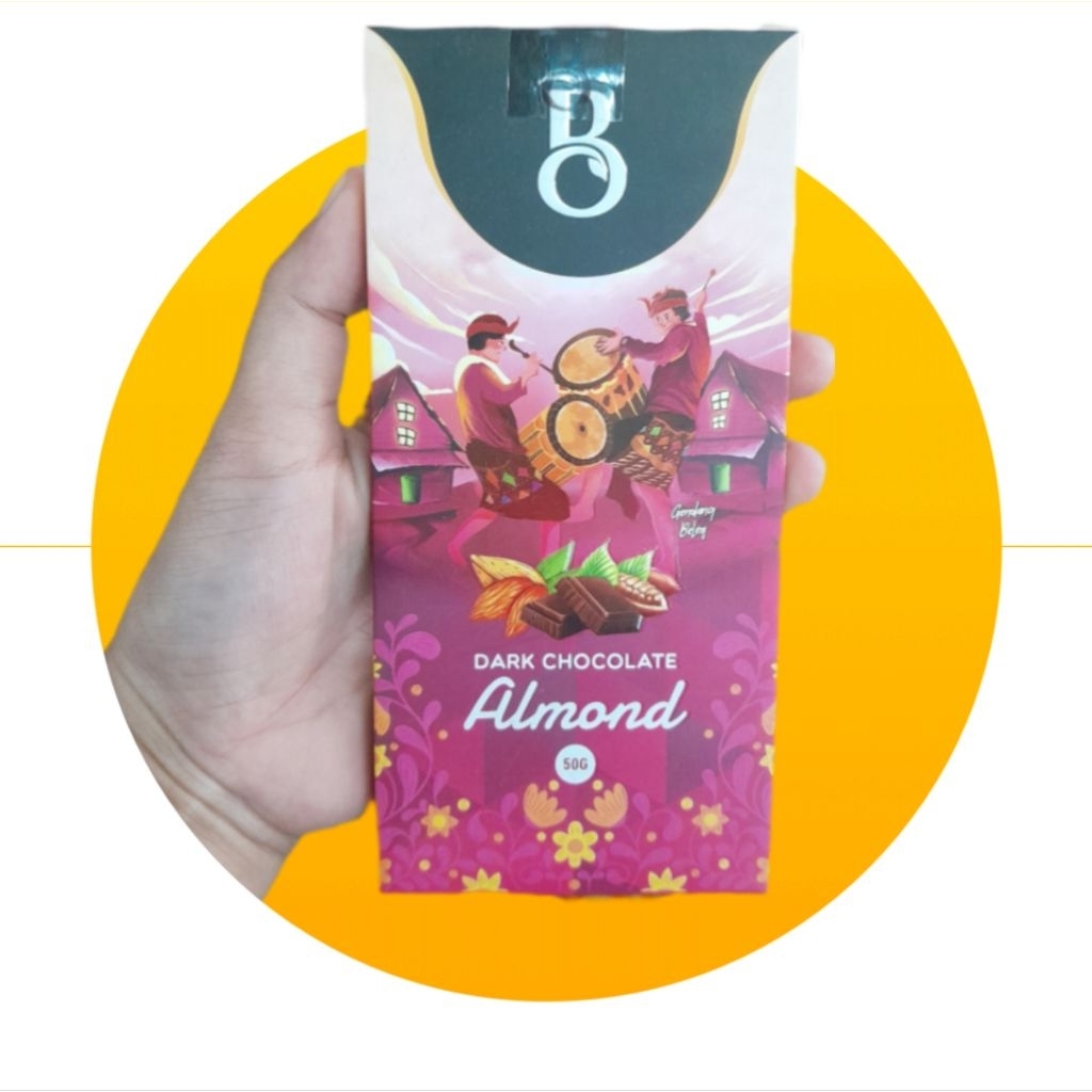 

Dark Coklat Almond 50 gr