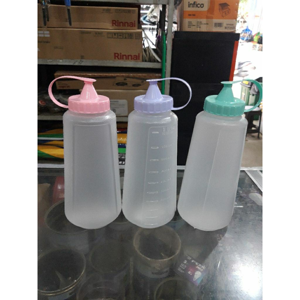 botol kecap,botol saus plastik 1000ml