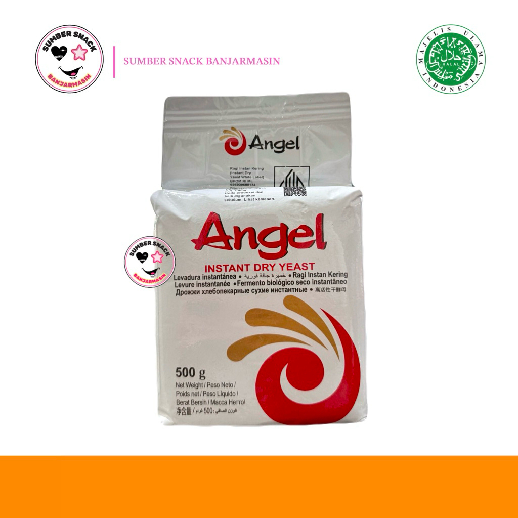 

Angel Instant Dry Yeast Ragi Instan Putih (500g)