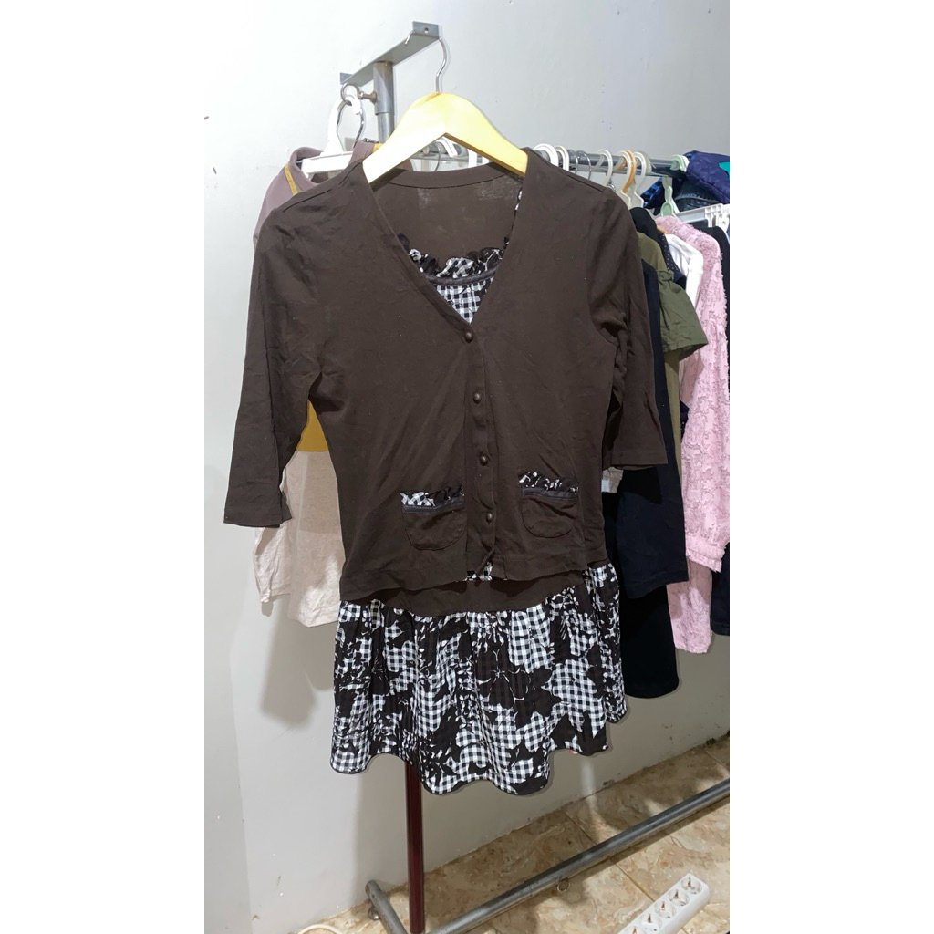 DRESS ANAK 6-7 TAHUN PRELOVED VINTAGE KATUN