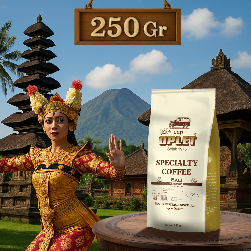 

KOPI OPLET SPECIALTY COFFEE - BALI KINTAMANI (ARABIKA) - 250 gram