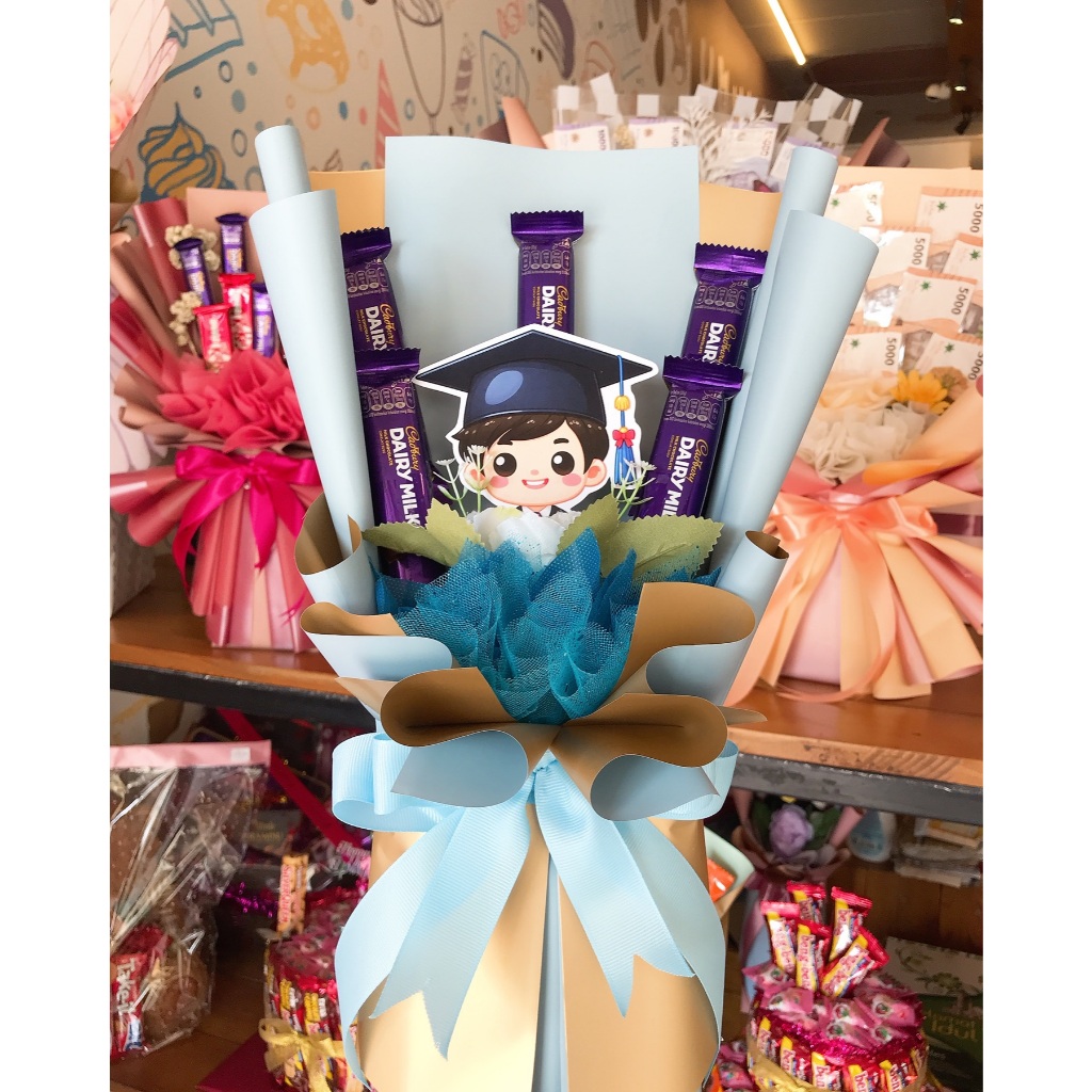Buket Coklat Cadbury Wisuda