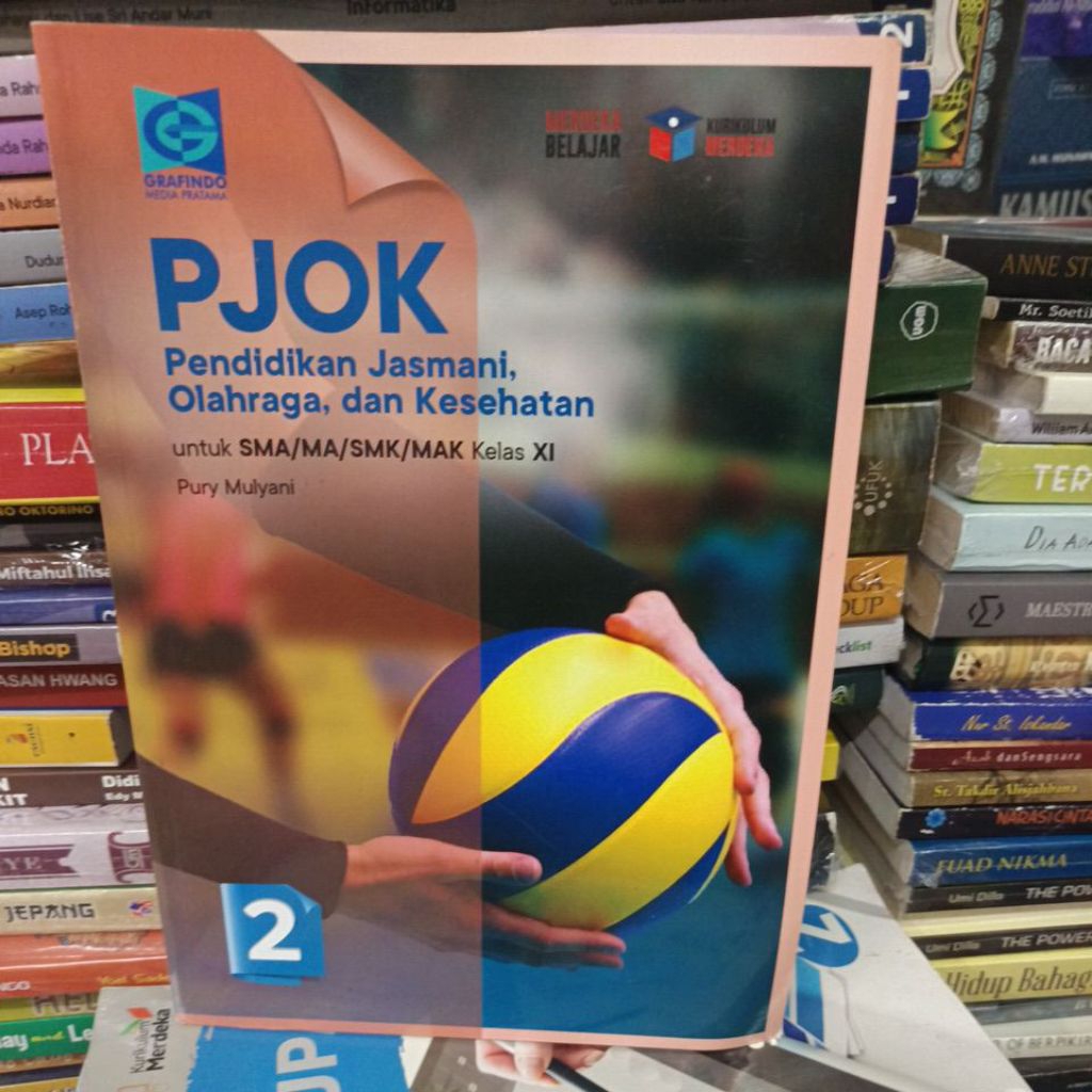 PJOK Pendidikan Jasmani Olahraga dan Kesehatan untuk SMA kelas 11 kurikulum merdeka original bekas g