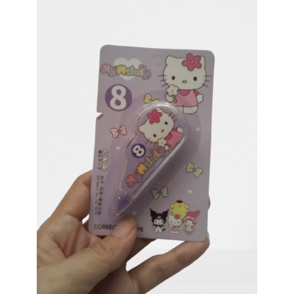 

1pcs Tipe-Ex mymelody 8m/atk/perlengkapan sekolah/penghapus/correction pen