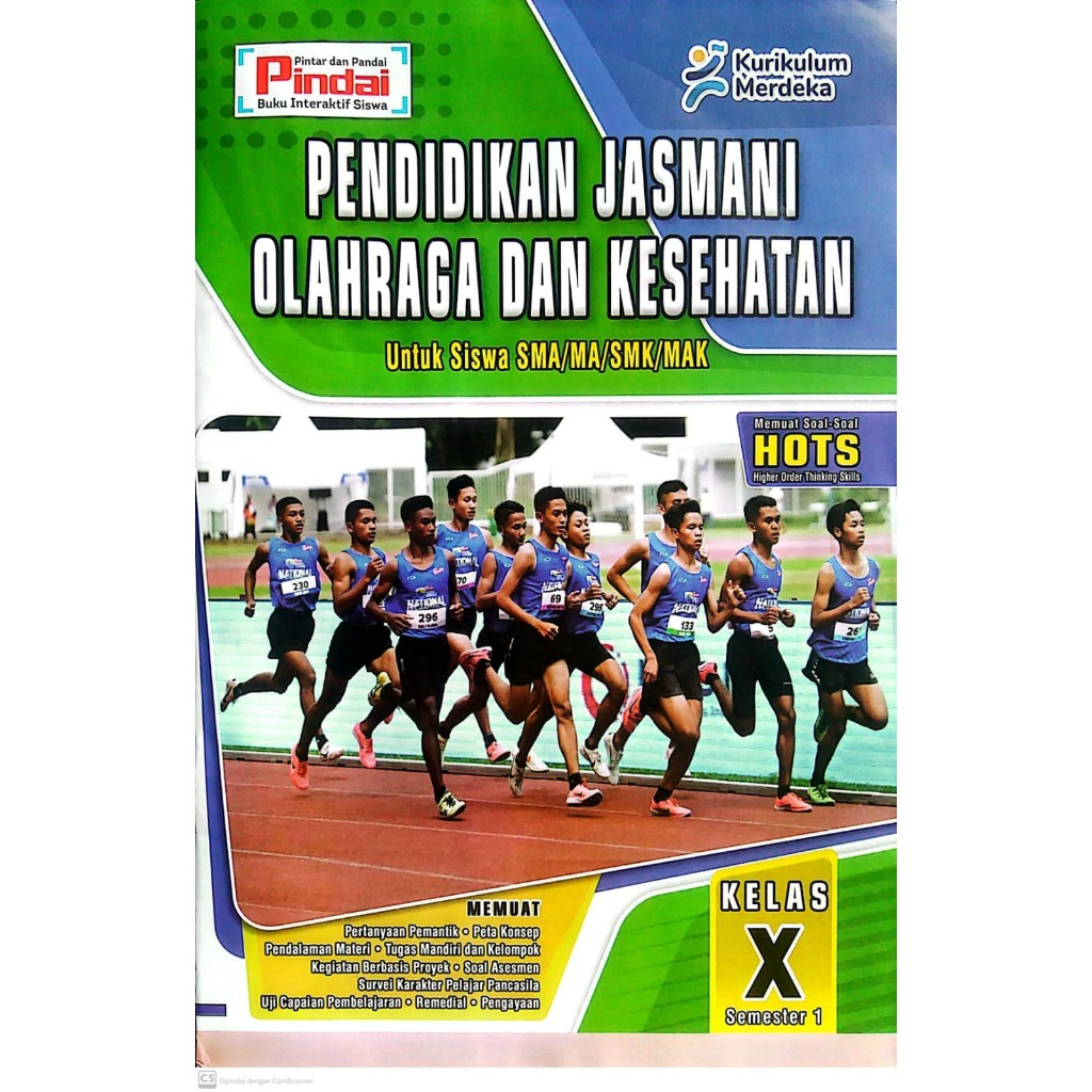 Buku LKS PJOK kurikulum Merdeka Kelas 10 SMA/MA/SMK/MAK Semester 1
