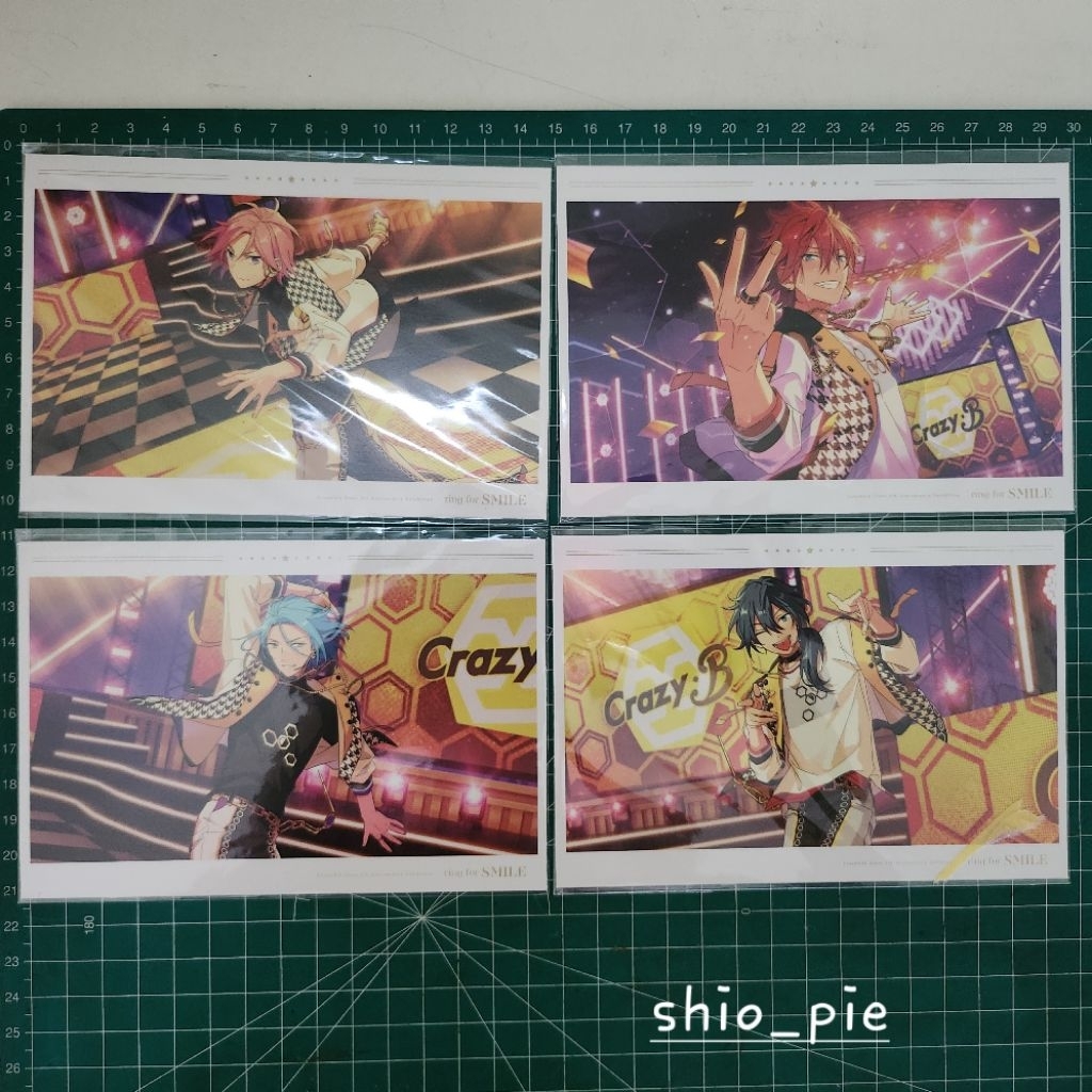 

Ensemble stars Postcard 5th anniversary Crazy B Niki Himeru Rinne Koha
