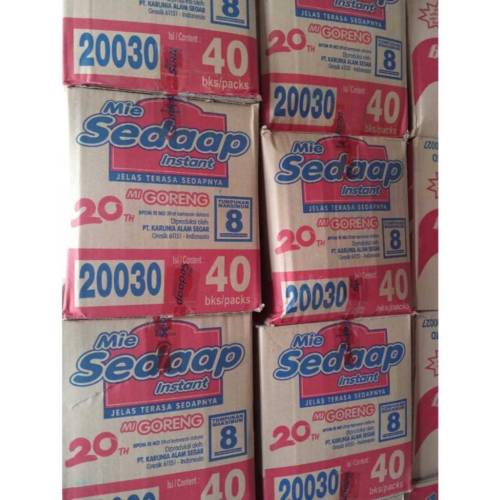 

MIE SEDAP GORENG SATU KARTON ISI 40 PCS