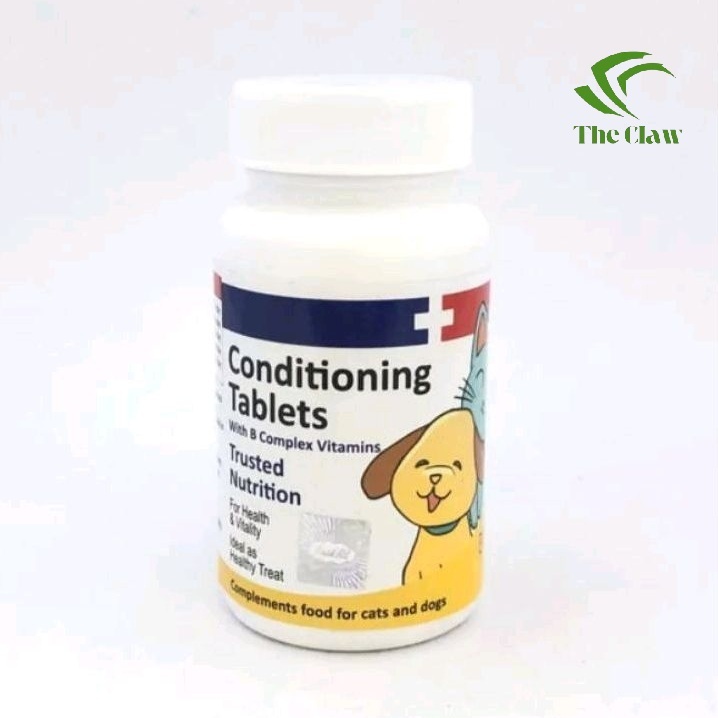 (The Claw) Tablet Vitamin Kucing Vitamin Anjing Vitamin Hewan Raid All Conditioning Tablet