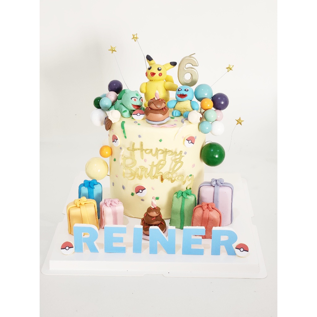 

Custom Cake Birthday Cake / Kue Ulang Tahun tema Pokemon