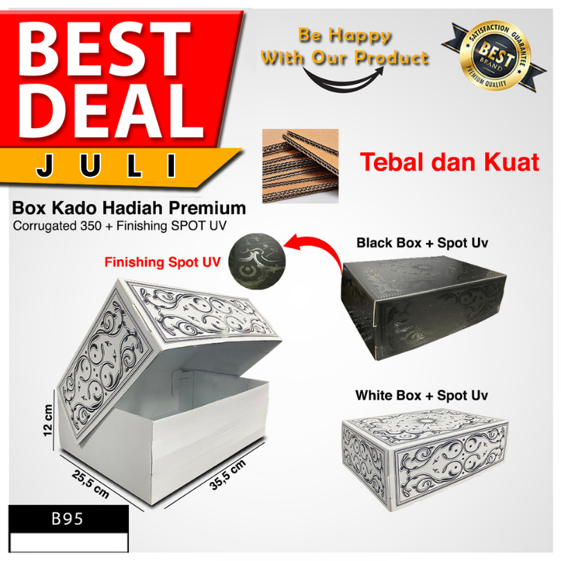 

Box Kado - Kotak Hadiah Jumbo - Box Spot Uv - B95