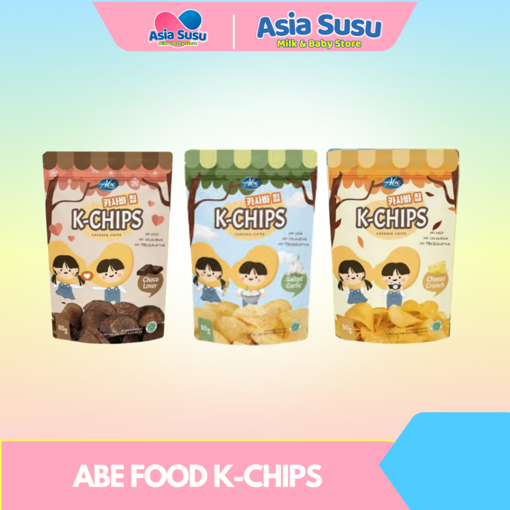 

Abe Food K-Chips Keripik Singkong Cassava Chips 80 gram - Snack Anak