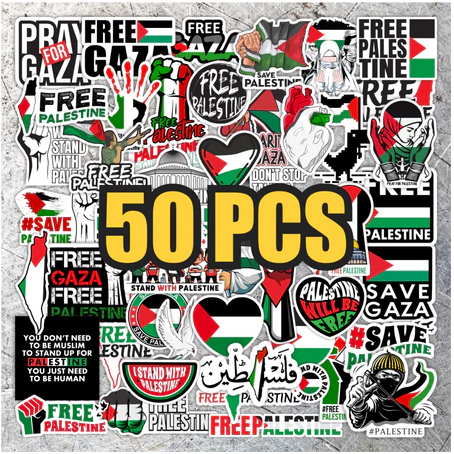 

*GND* 50pcs Sticker Palestine Pack