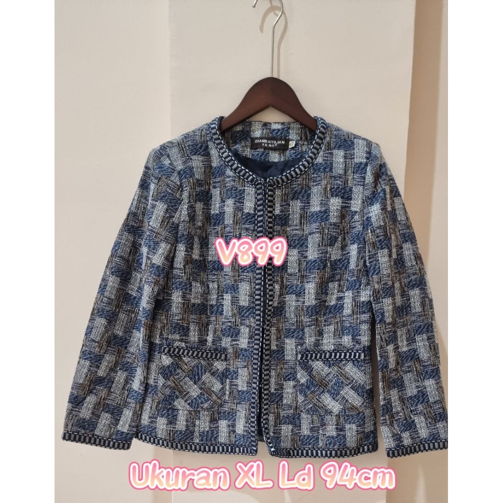 Jaket Jas Tweed Import Premium Bangkok