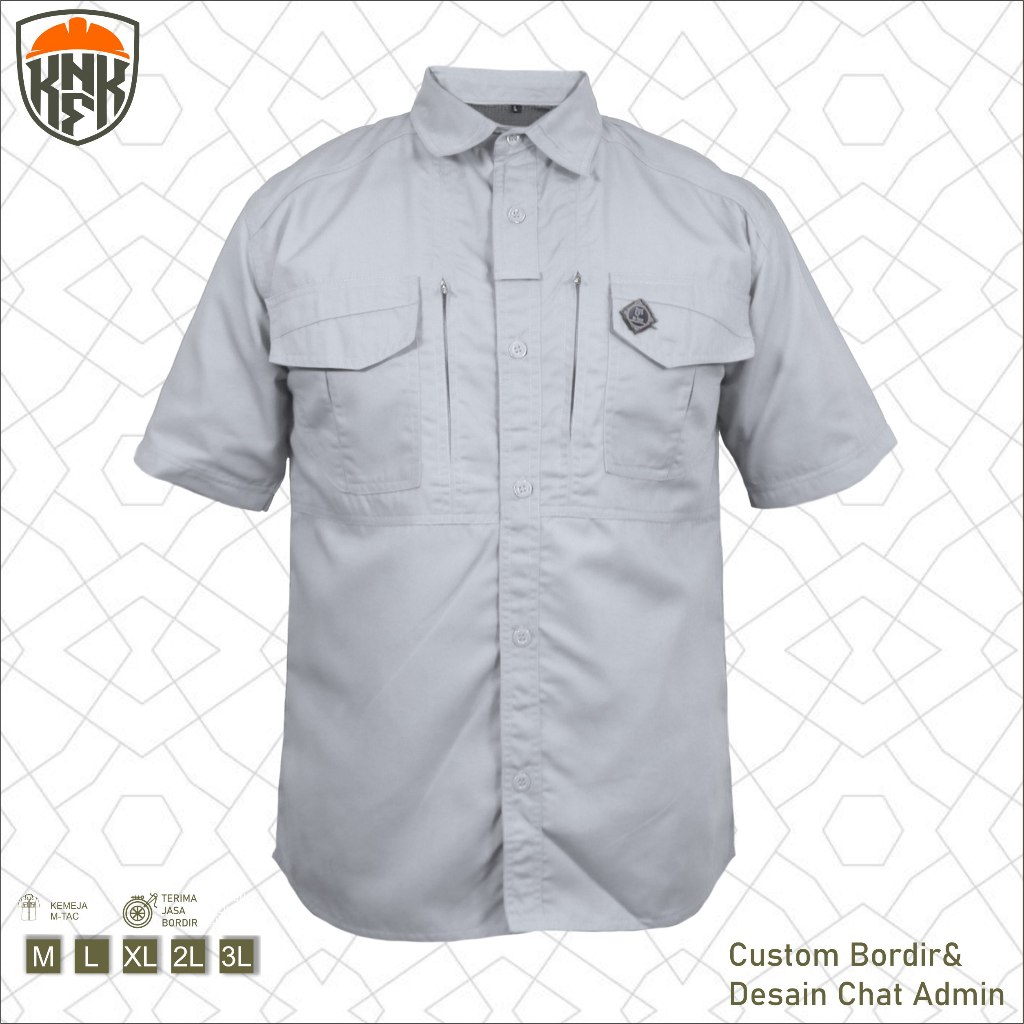 Baju Tactical M-Tac Lengan Pendek Kameja Pria Lengan Pendek Kemeja PDL Lapangan