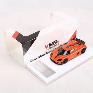 VMB64 MODELS 1:64 KOENIGSEGG CCXR TREVITA LAVA ORANGE RESIN not Diecast VMB