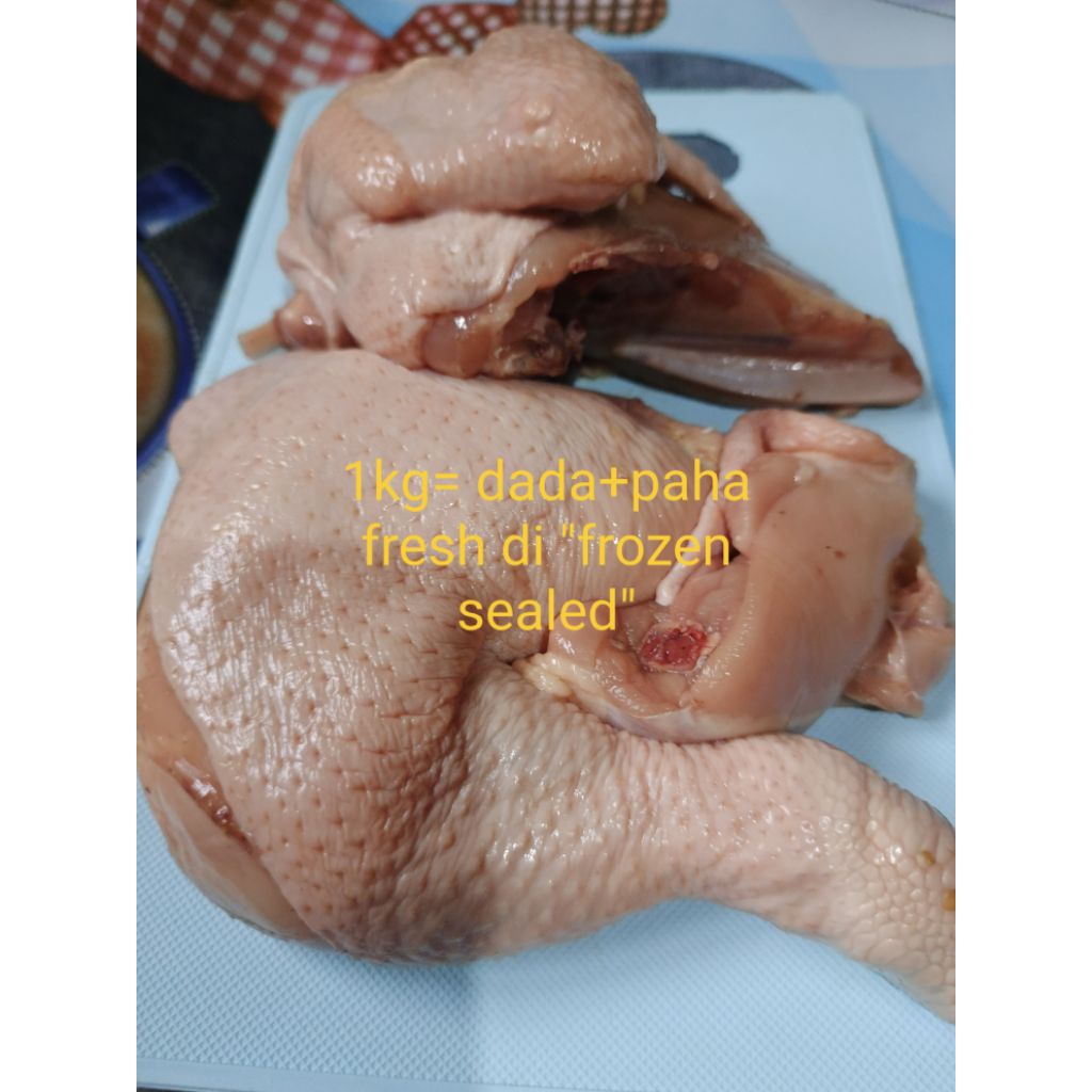 

Ayam dada paha 1kg fresh frozen sealed (Khusus Batam, instant)