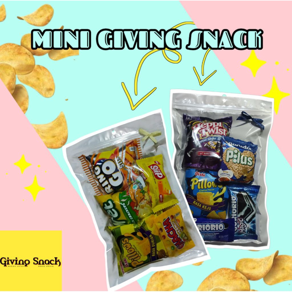 

Hampers Mini Gift Snack Untuk Acara Ulang Tahun / Lebaran / Wisuda / Freebies / Isian Goodie Bag
