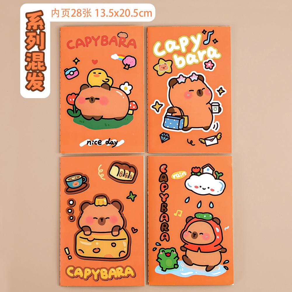 

BUKU TULIS UKURAN A5 MOTIF CAPYBARA / NOTEBOOK BUKU TULIS