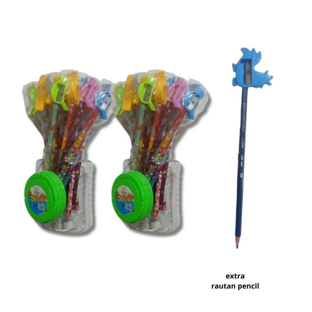 

PENCIL FANCY LUCU EXTRA RAUTAN || 24 PCS PENCIL FANCY