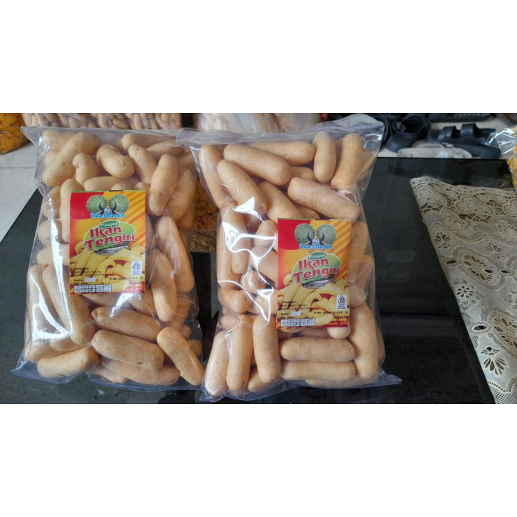 

Snack Ringan Krupuk Ikan Tengiri Original Dua Merak 150 gram
