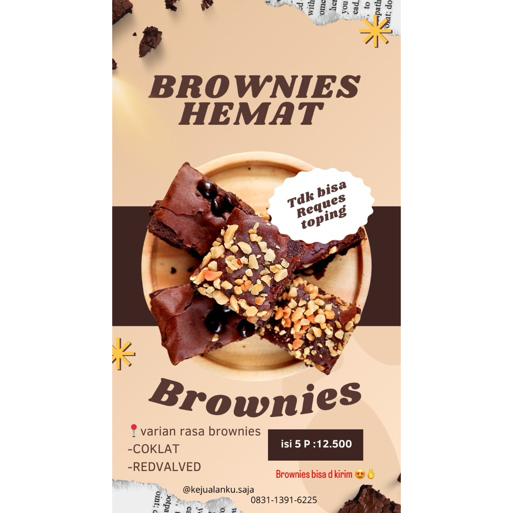 

Brownies hemat