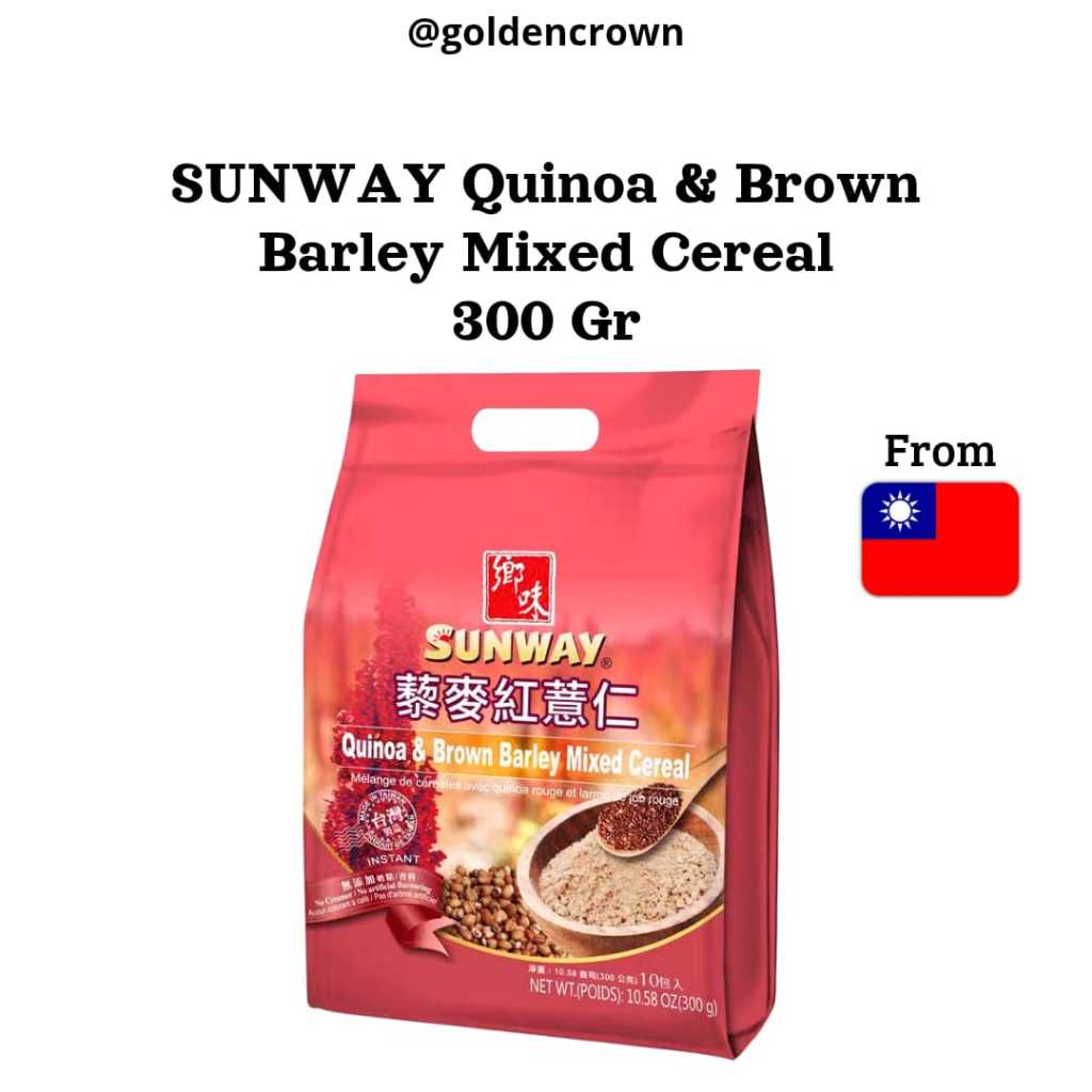 

Sunway Quinoa & Brown Barley Mixed Cereal / Minuman Sereal Campuran Quinoa dan Barley 300g
