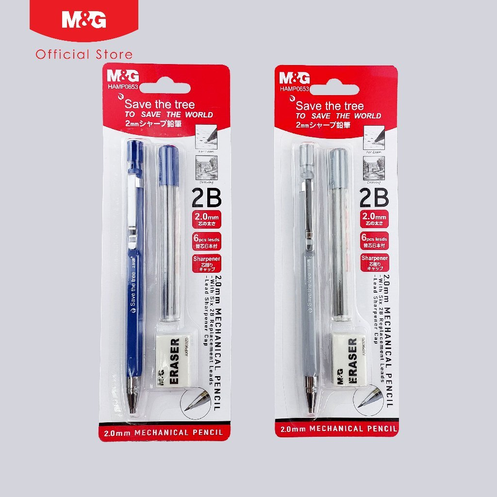 

MECHANICAL PENCIL M&G Set Pensil Mekanik 2.0mm + Refil