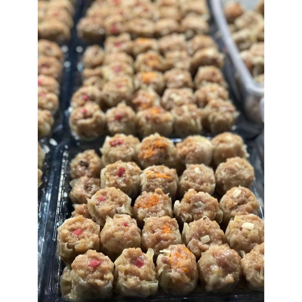 

dimsum siomay ayam beku frozen kemasan isi 100 pcs halal premium non sambal