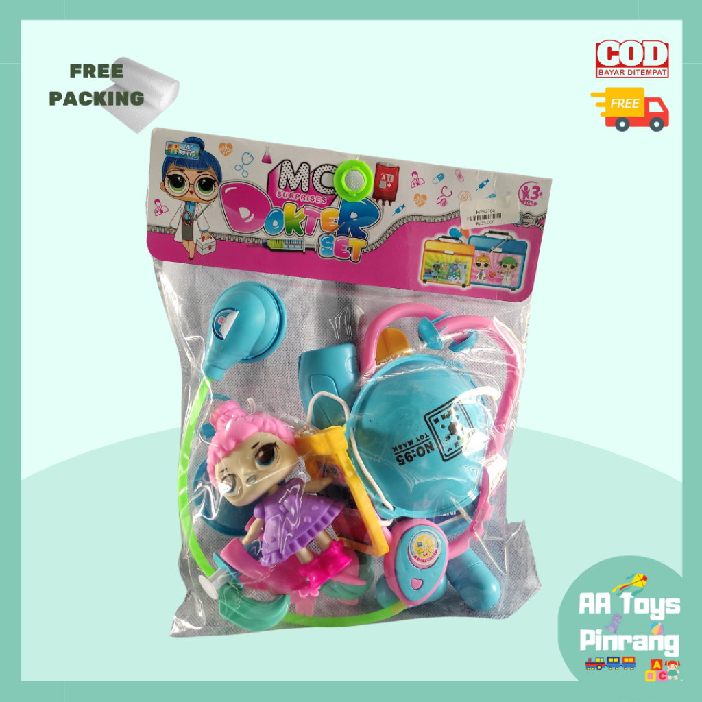 AATOYS Mainan Dokter LOL Mainan Anak Perempuan Dokter Set