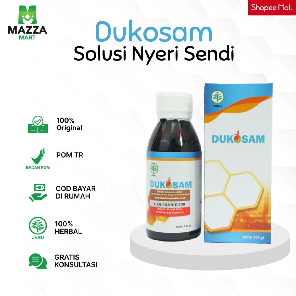 RATIK Madu DUKOSAM Original Herbal Nyeri Sendi Asam Urat Kolesterol Saraf Kejepit